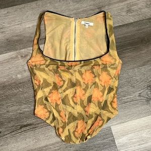 Miaou Campbell corset in art nouveau